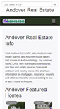 Mobile Screenshot of andoverhomeinfo.com