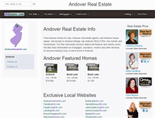 Tablet Screenshot of andoverhomeinfo.com